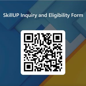 alt="Skill Up Inquiry and Eligibility From QR Code"
