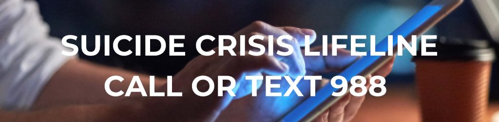 Suicide Crisis Banner